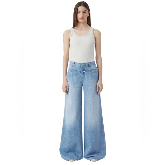 Closed Flare X Jeans Heritage Mid Rise Wash Blue Women’s Size 30 - Picture 1 of 13